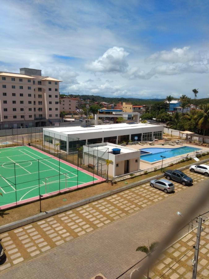 Apartamento aconchegante em condomínio perto da praia Ilhéus Exterior foto